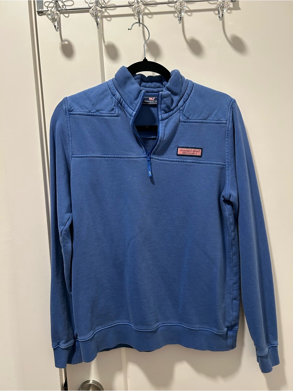 Vineyard Vines Boys Light Blue Shep Shirt Quarter Zip